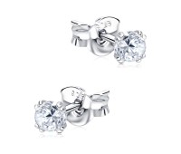 Beautiful CZ Stone Silver Ear Stud STS-5269